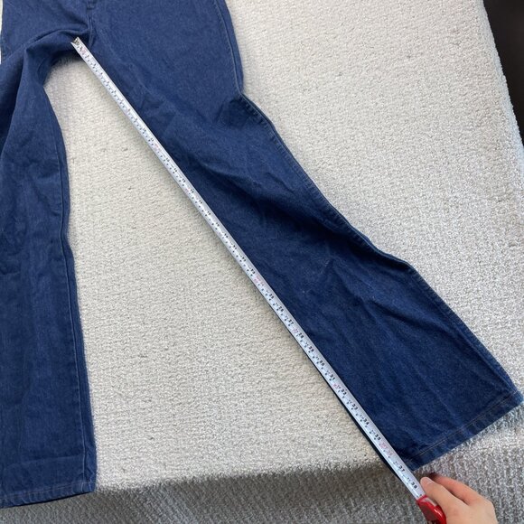 Vintage Wrangler Jeans Womens 9 x 36 Blue Cowboy Cut Denim USA Made 14MWZG - Picture 11 of 15